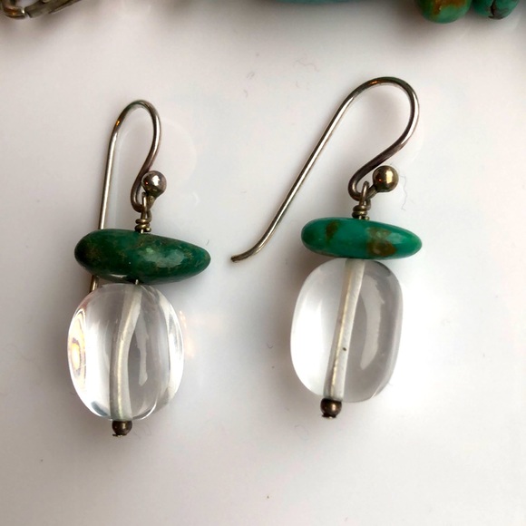 Barse Turquoise Necklace & Earring Set - 9… - Picture 2 of 6